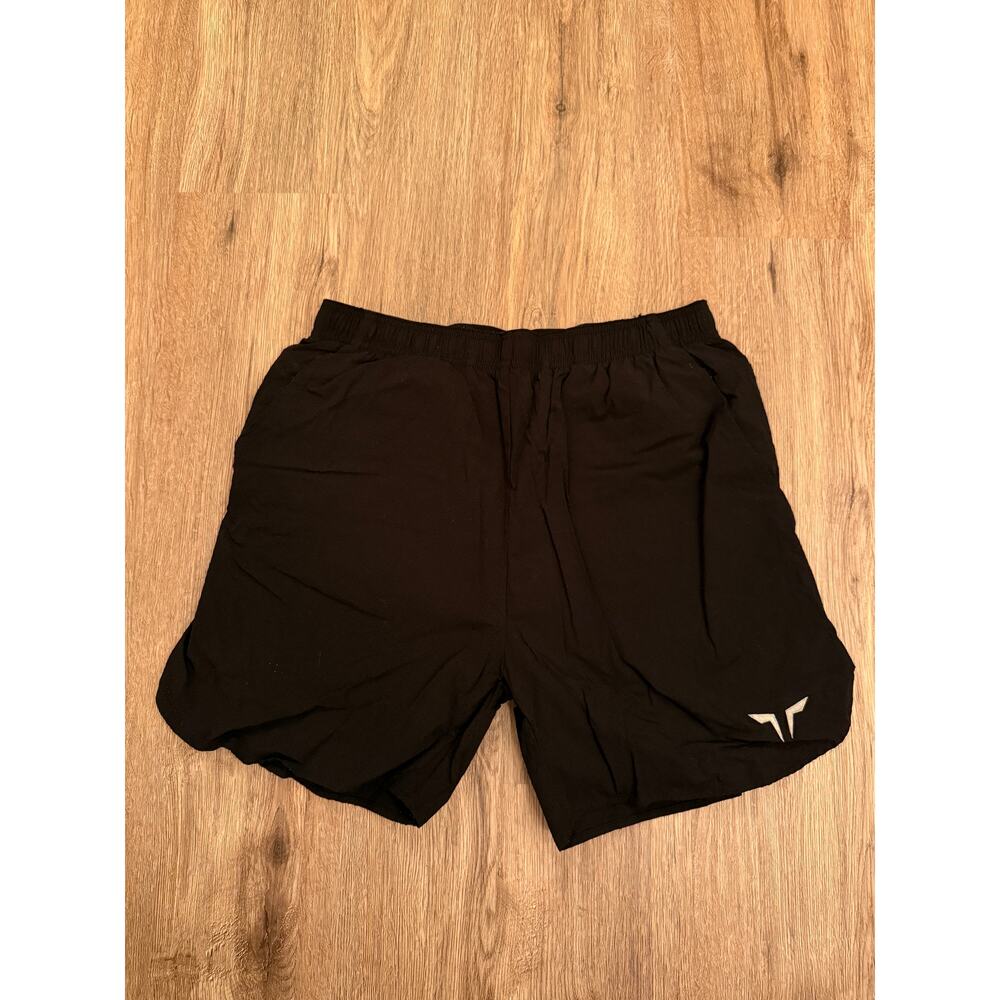 Squat Wolf Black Shorts with Compression Size Medium